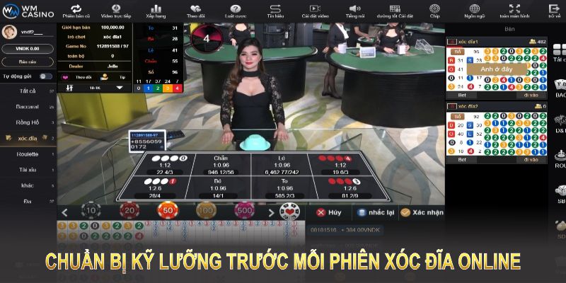 Chuẩn bị kỹ lưỡng trước mỗi phiên xóc đĩa online, kết hợp chọn sân chơi an toàn